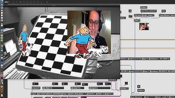 Demo Jitter Max MSP , different layers and post FX
