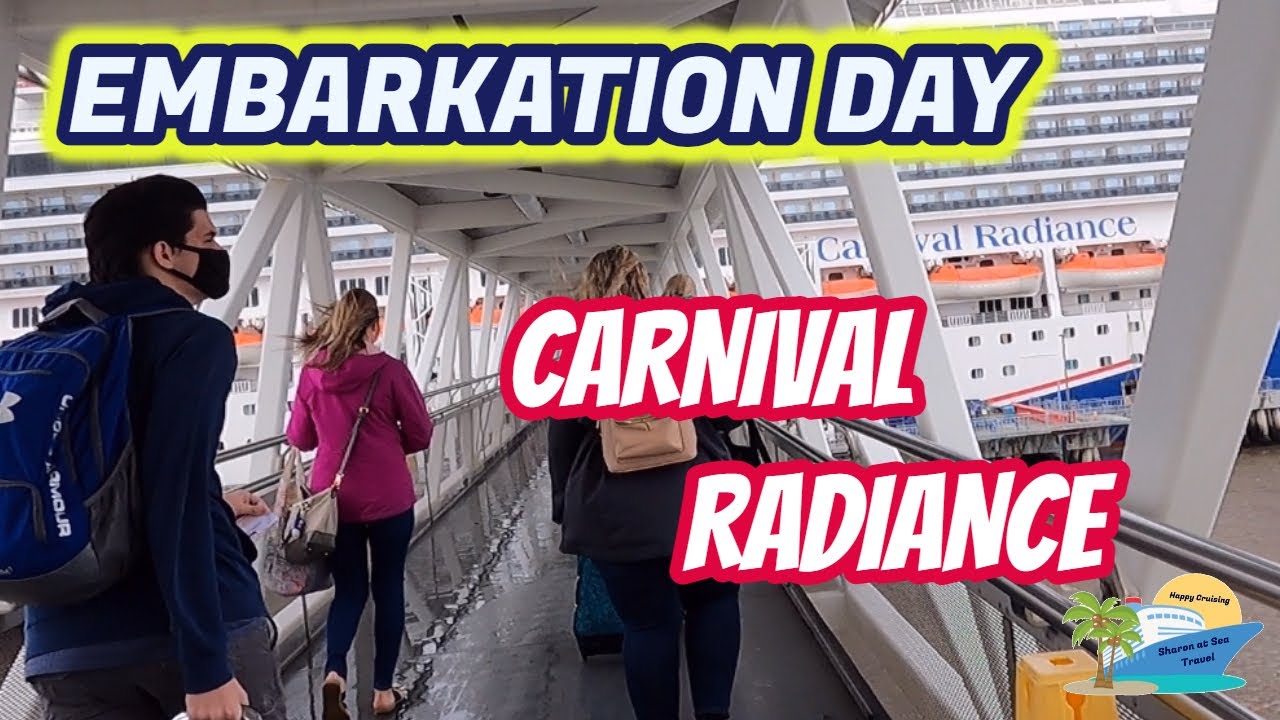 Boarding the CARNIVAL RADIANCE | New Year's Eve Cruise
