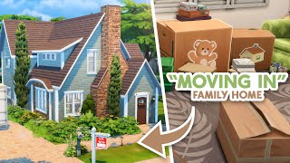 “Moving In” Family Home // The Sims 4 Speed Build