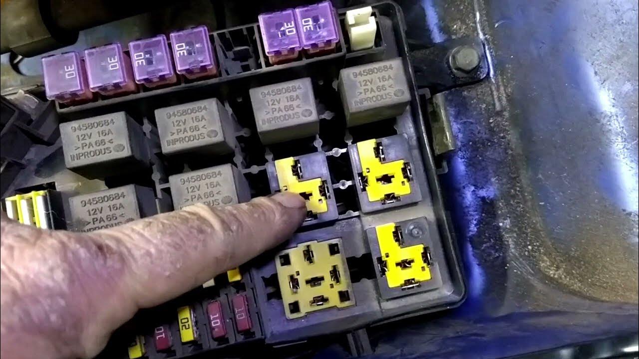 Реле GM на ланосе\сенсе, где что стоит. Отличия в распиновке реле ...