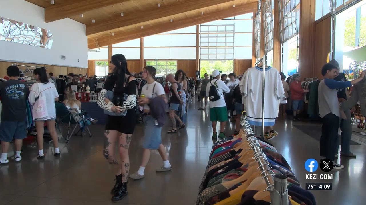 Hundreds gather for the 2nd annual thrift market hosted by Founded