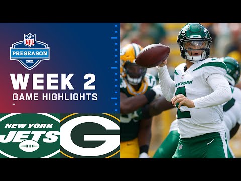 New York Jets vs. Green Bay Packers | Preseason Week 2, 2021 NFL Game Highlights