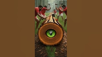 Camel Rescues From Giant Log! #humanity #camel #animals #pets #funny