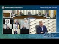 Portland City Council Meeting PM Session 04/24/24