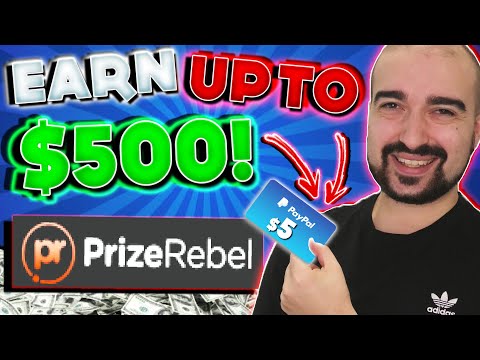 PrizeRebel Review: Earn Up To $500 PayPal u0026 Giftcards! - (Payment Proof to Earn Money Online 2022)