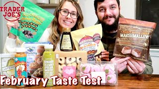 The biggest Trader Joe’s Taste Test of all their New Items for February 2022 😋