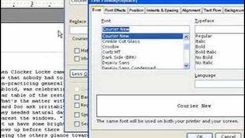 OpenOffice Replace Text With Bold