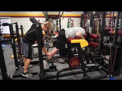 Single Leg Reverse Hyperextension Isometric Overcoming Disadvantageous (contralateral)