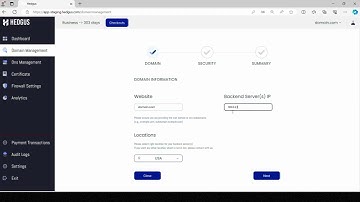 Hedgus WAF Domain Management