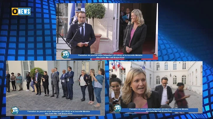 Passation de pouvoir entre Sbastien LECORNU et la ...