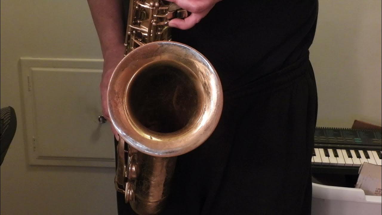Tenor sax low Bb harmonics (overtones) 5 1/2 octaves Thunderscreech