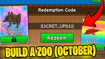 Roblox: Build A Zoo - ALL 20 Working Codes (October 2025)