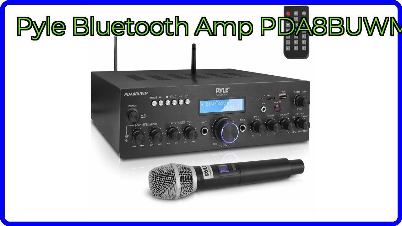 REVIEW (2025): Pyle Bluetooth Amp PDA8BUWM. ESSENTIAL details.