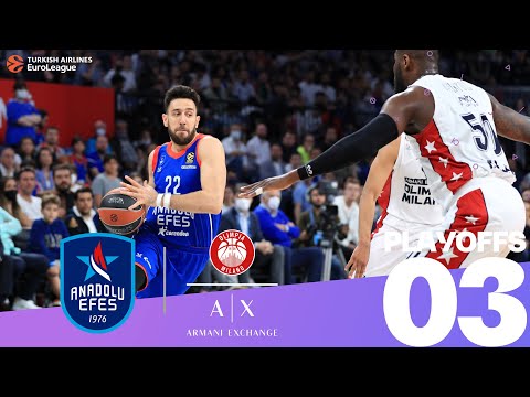 Micic, Larkin push Efes to lead 2-1! | Playoffs Game 3, Highlights | Turkish Airlines EuroLeague