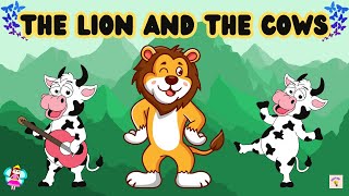 The Lion & The cows | Short stories in English |Moral stories in English | Bedtime stories #kids