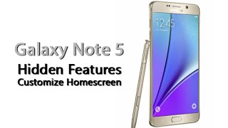 Galaxy Note 5 - Hidden Feature - Customize Homescreen screenshot 5