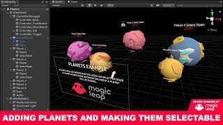 Magic Leap Development - Adding Planets and Making Them Selectable With Info Overlay screenshot 5