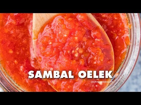Sambal Oelek Ingredients Label