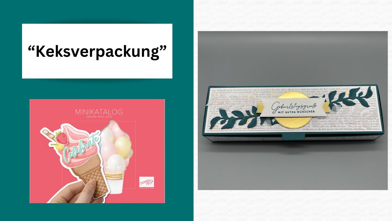 "Keksverpackung" Mit den Produkten von Stampin`UP! "Wunschprojekt"