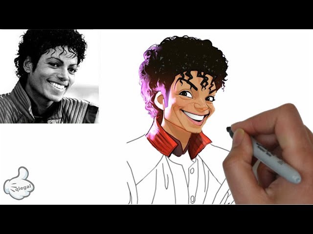 Desenho e Imagem Michael Jackson Estilo Antigo para Colorir e