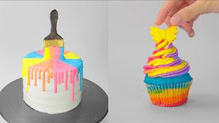 Top Amazing Rainbow Cake Decorating Ideas For All The Rainbow Cake Lovers | Cat Caron #00026