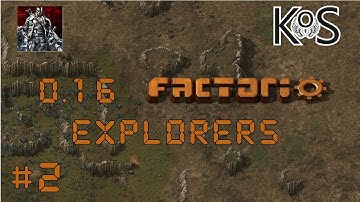 0.16 Factorio Explorers EP2: Smelters & Invaders! - Multiplayer Gameplay, Lets Play
