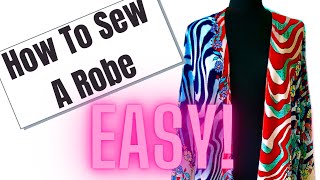 How To Sew A Robe - Quick And Easy Diy Robe In 3 Cuts