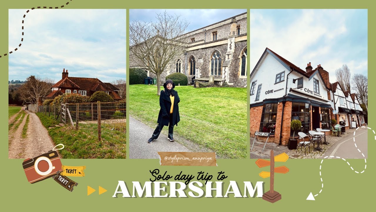 First Solo Day Trip From London To A Fairytale Town You Can't Miss! Come With Me To Amersham, UK