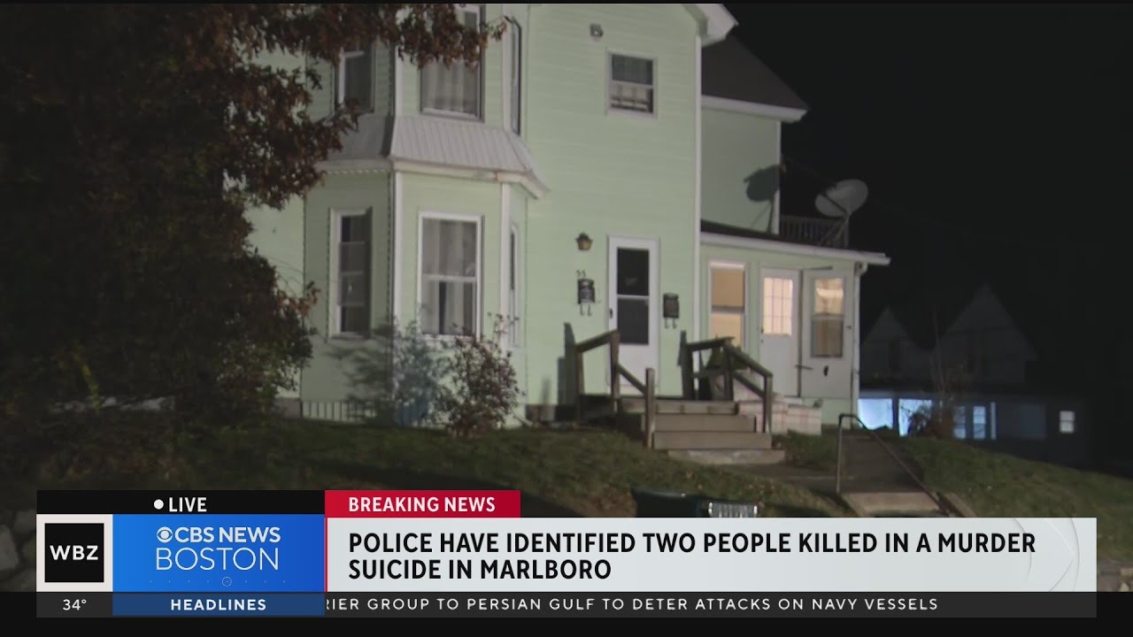 Woman and man dead in apparent murder-suicide in Marlboro - YouTube