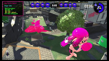 (Splatoon 2 Hacking) Private Battle hacking chaos with Bots+ Rainbow color Changing ink!!