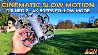 DJI Neo 2 Follow Me: NO Color Grade, Just Pure 4K Slow Motion