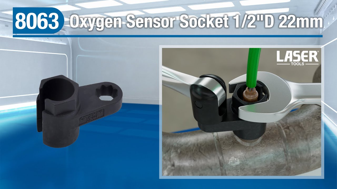 SODIAL 22Mm 1/2 Inch Drive Oxygen Sensor Offset Removal Socket Tool
