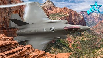 Military Best: See F-35A Mach Loop Low -Level! F-35A Lightning II Spectacular Fighter Pilots Flying!