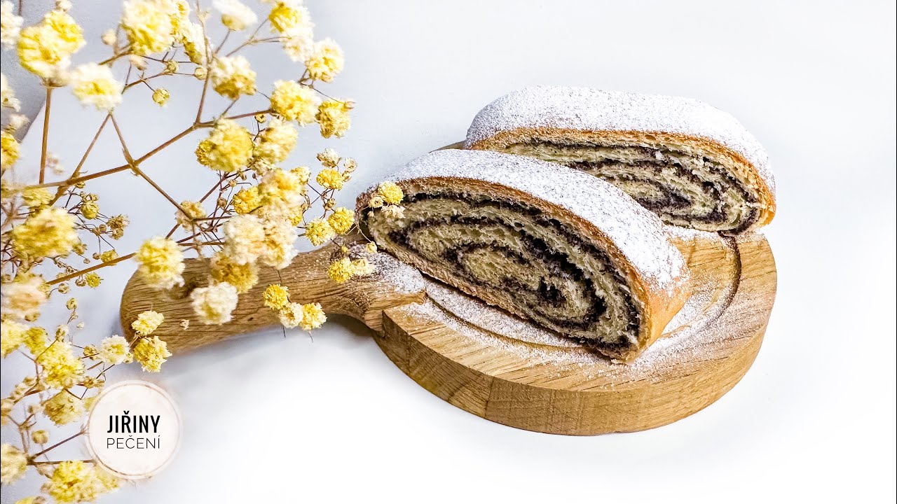 Makový závin z kynutého těsta @jirinypeceni