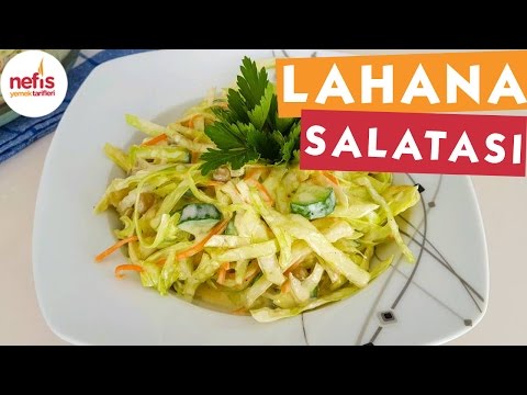 Beyaz Lahana Salata Tarifi - Salata Tarifleri - Nefis Yemek Tarifleri