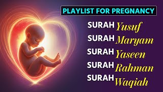 Quran Recitation for Pregnancy | Surah Yusuf, Maryam, Yasin, Rahman, Waqiah, Mulk by Hejazi