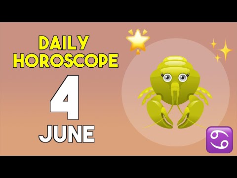 Cancer horoscope today - June 4, 2026