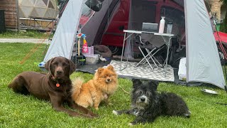 ✨REIS DOOR EUROPA MET HONDEN✨WATERVAL, VERTREK NAAR NIEUWE CAMPING EN BOODSCHAPPEN DOEN 🐾🏔️❤️