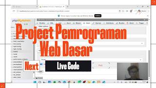 Live Code Project Pemrograman Web Dasar || Ahmad Solehman || 124250001 PWD