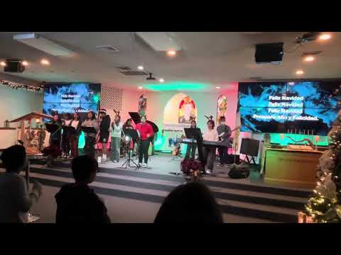 Anaheim Discovery Christian School Worship team singing ‘Feliz Navidad’ - 2023 Christmas chapel