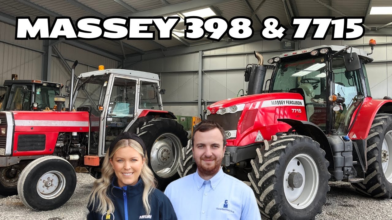 Classic & Modern Massey Ferguson's & A blast from the past , a 21 year old Fusion Baler !