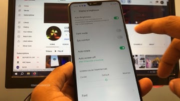 Oppo F7 How to Enable Dark mode | GSMAN ASHIQUE I