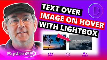 Divi Theme Text Over Image On Hover With Lightbox