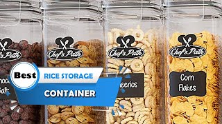 Top 7 Best Rice Storage Container Review for 2023