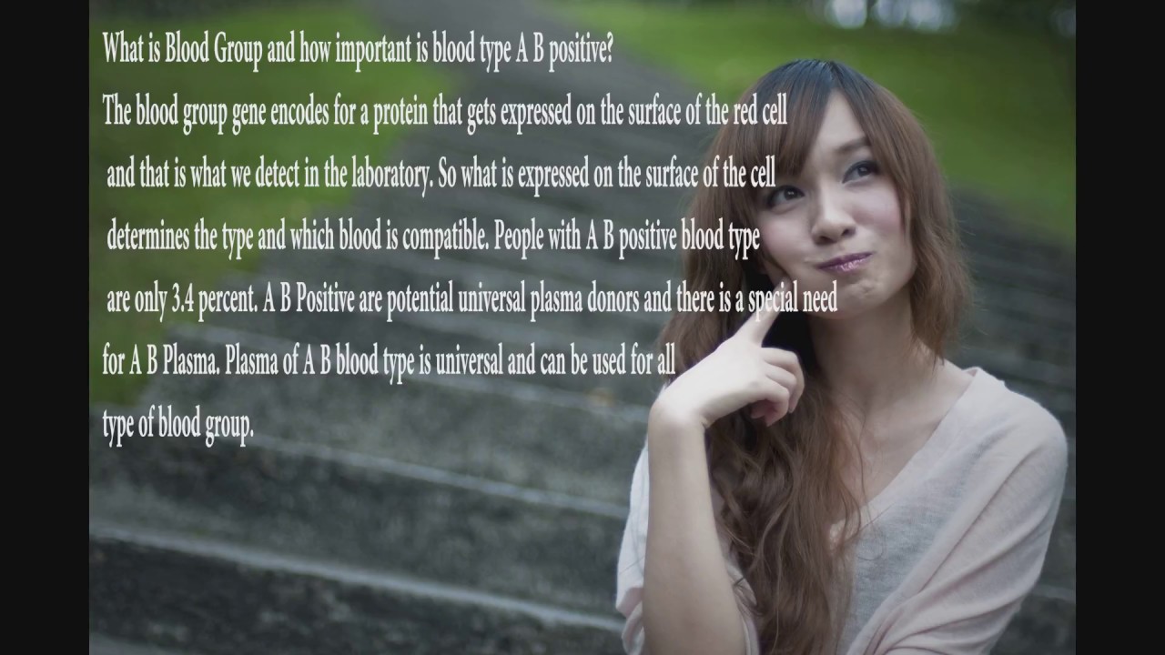 Blood Type AB+ - YouTube