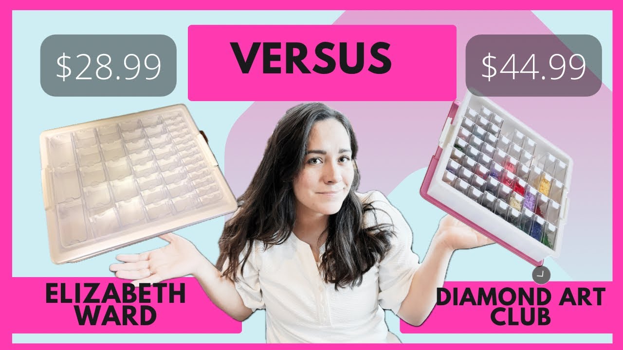 Diamond Art Club New Storage Organizer First Look + Comparison with Elizabeth Ward and EW Knock Off