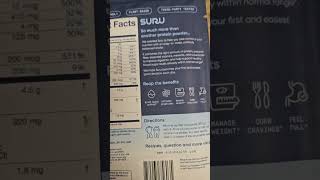 Suru Protein + Fiber Shake for Blood Sugar Support | Glucose Control Shake w/GLP-1 Support, Low Glyc