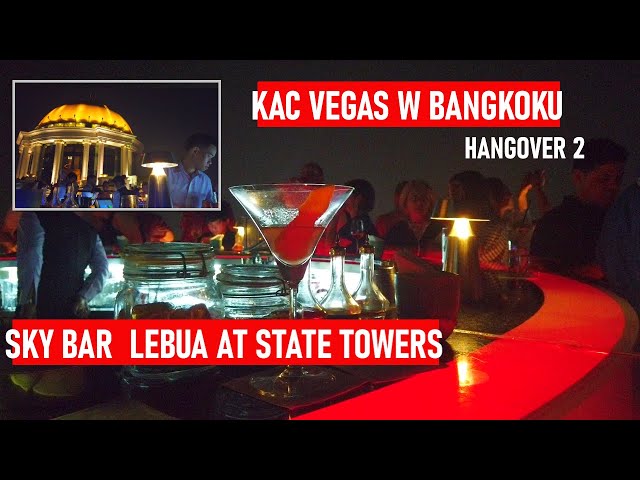 Kac Vegas w Bangkoku | Sky Bar w Lebua at State Tower | Wypad na szybkie Hangovertini