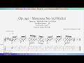 Carulli Op. 241 - Morceau No. 15 (Waltz) for Classical Guitar with TAB