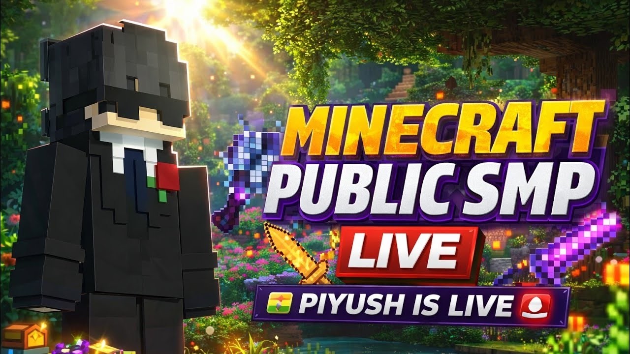 🏆 24/7 Minecraft Public SMP LIVE 🔥 | Java + PE | Anyone Can Join | # ...